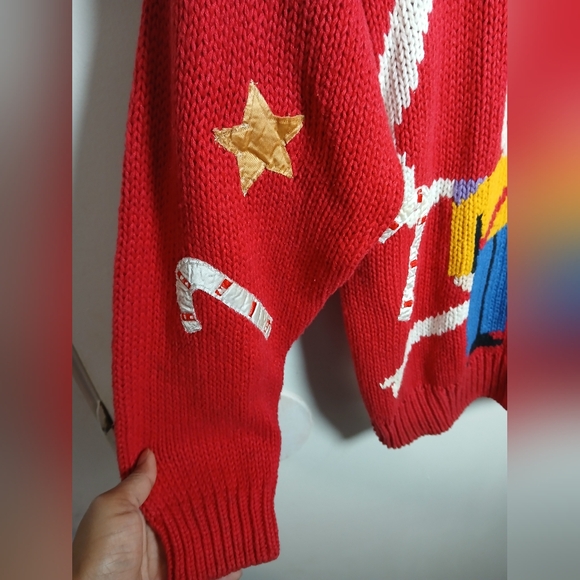 Radishes‎ & Roses Festive Red Cardigan - Picture 6 of 15